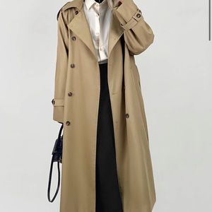 Tan trench coat, never opened!